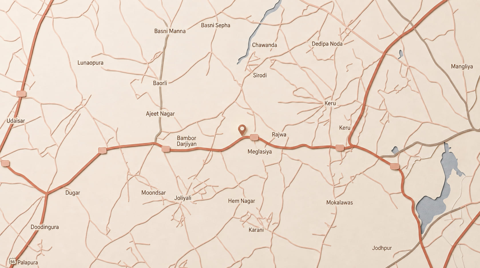 Pride Imperial Jodhpur Map